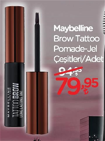 Maybelline Brow Tattoo Pomade-Jel Çeşitleri/Adet image