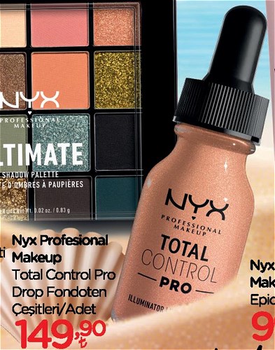 NYX Professional Makeup Total Control Pro Drop Fondöten Çeşitleri/Adet image