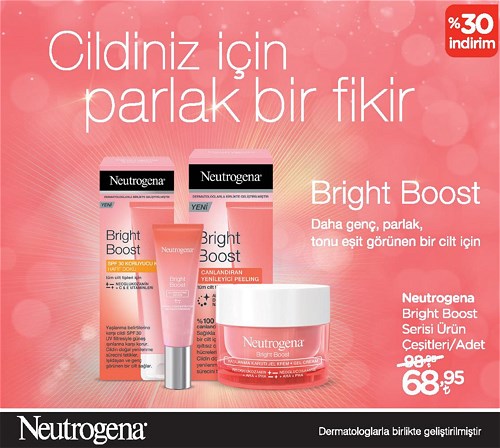 Neutrogena Bright Boost Serisi Ürün Çeşitleri/Adet image