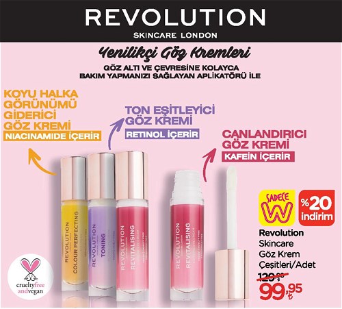 Revolution Skincare Göz Krem Çeşitleri/Adet image