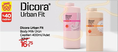 Dicora Urban Fit Body Milk Ürün Çeşitleri 400 ml image