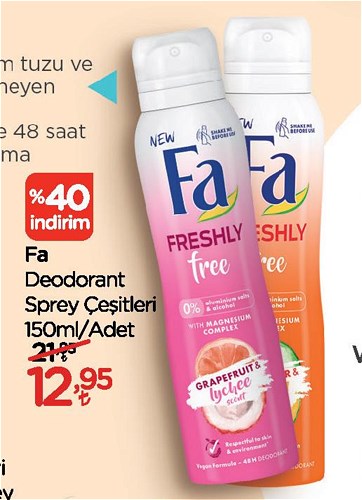 Fa Deodorant Sprey Çeşitleri 150 ml image