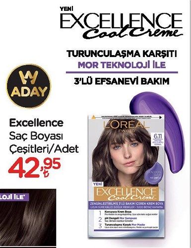 Loreal Excellence Saç Boyası Çeşitleri/Adet image