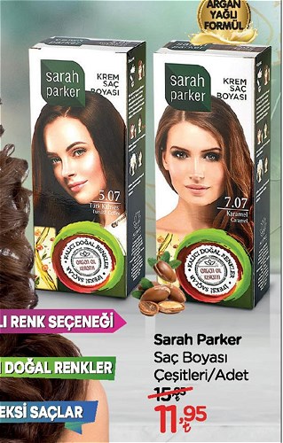 Sarah Parker Saç Boyası Çeşitleri/Adet image