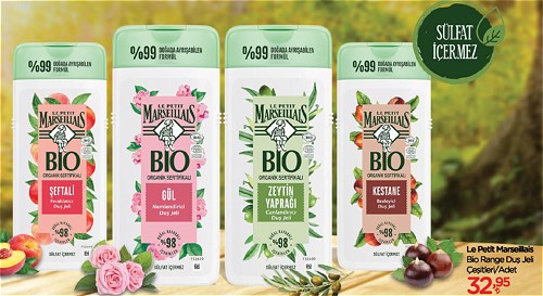 Le Petit Marseillais Bio Range Duş Jeli Çeşitleri/Adet image