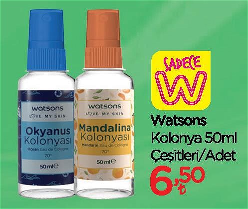 Watsons Kolonya 50 ml Çeşitleri image