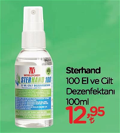 Sterhand 100 El ve Cilt Dezenfektanı 100 ml image