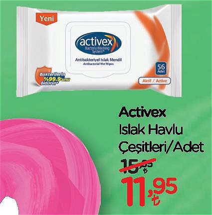 Activex Islak Havlu Çeşitleri/Adet image