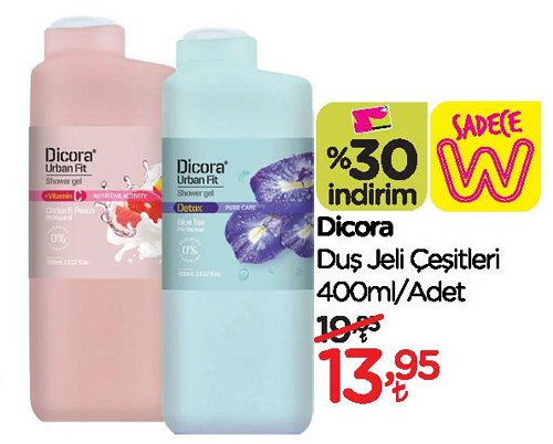 Dicora Duş Jeli Çeşitleri 400 ml image