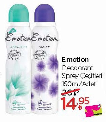 Emotion Deodorant Sprey Çeşitleri 150 ml image