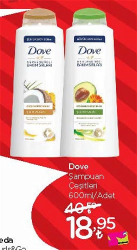 Dove Şampuan Çeşitleri 600 ml image