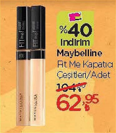 Maybelline Fit Me Kapatıcı Çeşitleri/Adet image