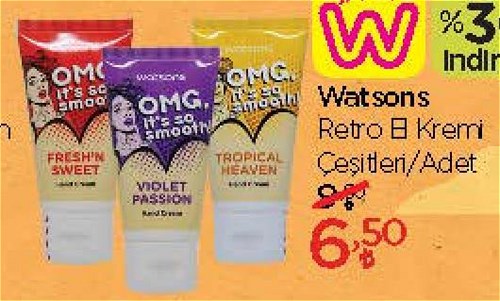 Watsons Retro El Krem Çeşitleri/Adet image