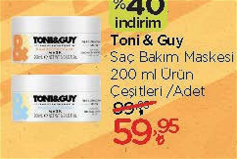 Toni&Guy Saç Bakım Maskesi 200 ml Çeşitleri image