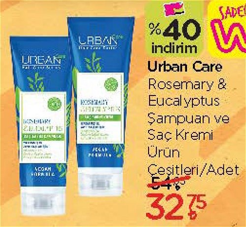 Urban Care Rosemary&Eucalyptus Şampuan ve Saç Kremi Çeşitleri/Adet image