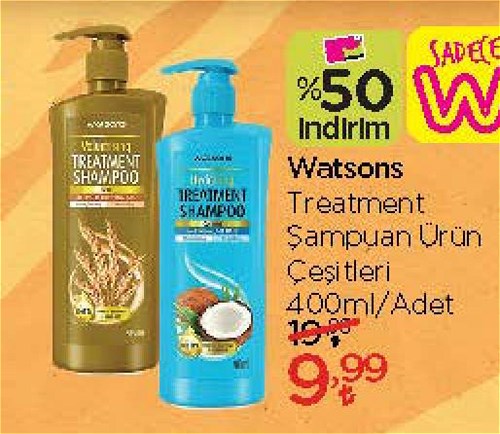 Watsons Treatment Şampuan Çeşitleri 400 ml image