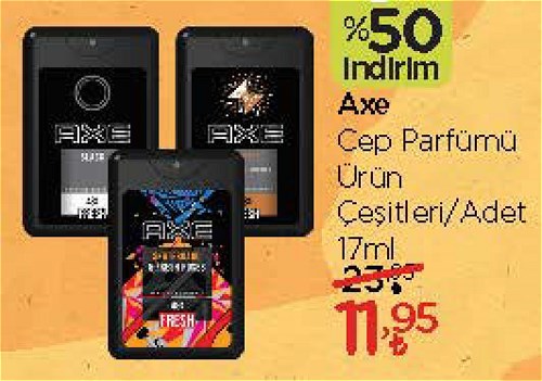 Axe Cep Parfümü Çeşitleri 17 ml image