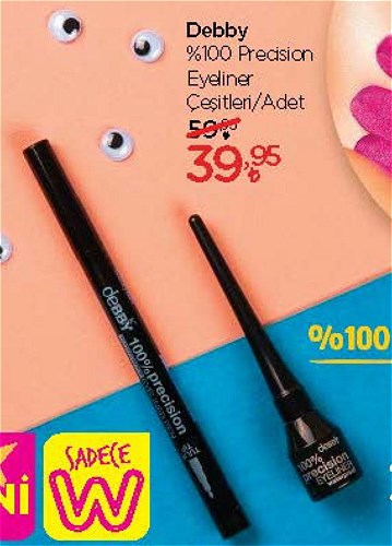 Debby %100 Precision Eyeliner Çeşitleri/Adet image