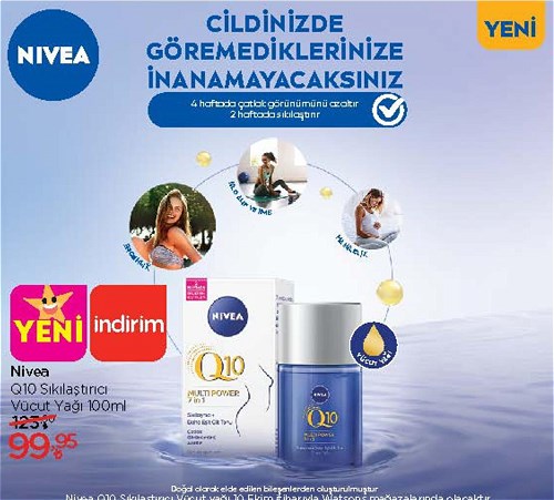 Nivea Q10 Sıkılaştırıcı Vücut Yağı 100 ml image