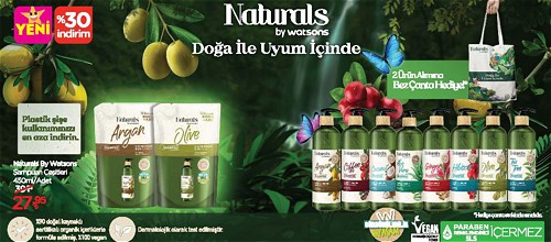 Naturals By Watsons Şampuan Çeşitleri 450 ml image