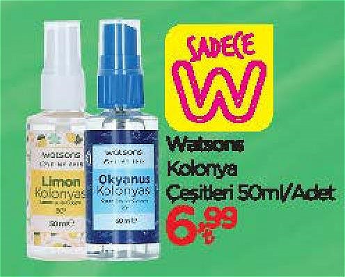 Watsons Kolonya Çeşitleri 50 ml image