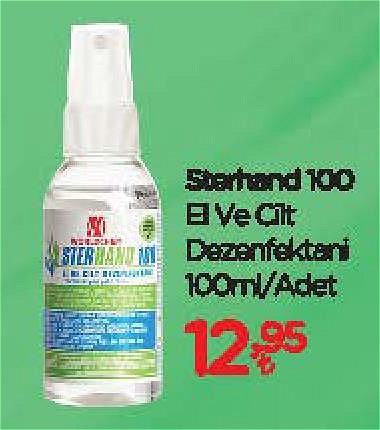 Sterhand 100 El ve Cilt Dezenfektanı 100 ml image