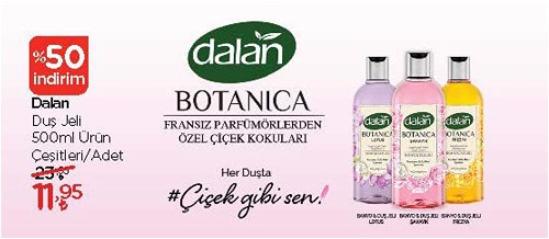 Dalan Botanica Duş Jeli 500 ml Çeşitleri image