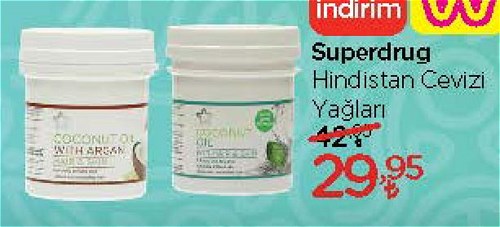 Superdrug Hindistan Cevizi Yağları image