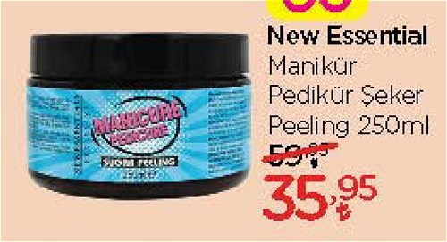 New Essential Manikür Pedikür Şeker Peeling 250 ml image