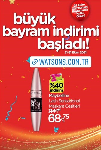 Maybelline Lash Sensational Maskara Çeşitleri image