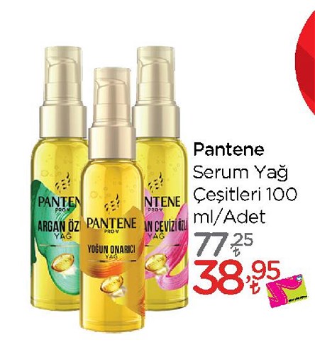 Pantene Serum Yağ Çeşitleri 100 Ml İndirimde Market 6465