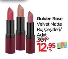 Golden Rose Velvet Matte Ruj Çeşitleri/Adet image