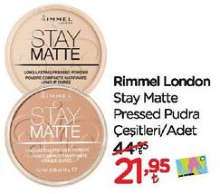 Rimmel London Stay Matte Pressed Pudra Çeşitleri/Adet image