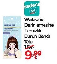 Watsons Derinlemesine Temizlik Burun Bandı 10'lu image