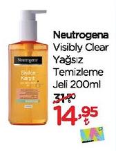 Neutrogena Visibly Clear Yağsız Temizleme Jeli 200ml image