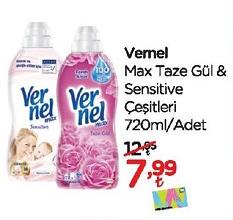 Vernel Max Taze Gül & Sensitive Çeşitleri 720ml image