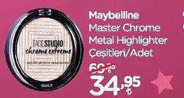 Maybelline Master Chrome Metal Highlighter Çeşitleri/Adet image