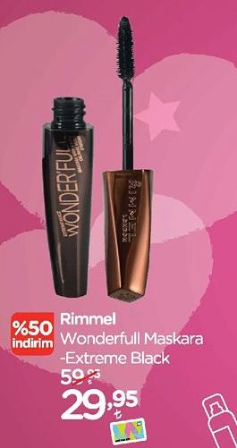 Rimmel Wonderfull Maskara-Extreme Black image