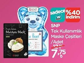 SNP Tek Kullanımlık Maske Çeşitleri/Adet image