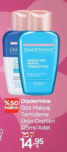 Diadermine Göz Makyaj Temizleme Ürün Çeşitleri 125ml image