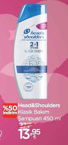 Head&Shoulders Klasik Bakım Şampuan 450 ml image