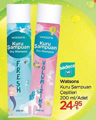 Watsons Kuru Şampuan Çeşitleri 200 ml image