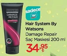 Hair System By Watsons Damage Repair Saç Maskesi 200 ml image