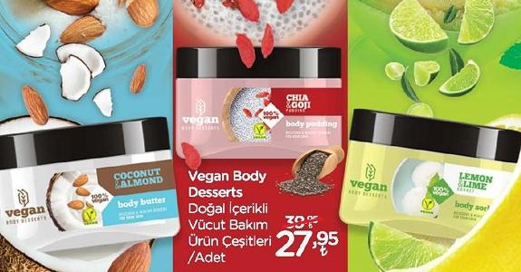 Vegan Body Desserts Doğal İçerikli Vücut Bakım Ürün Çeşitleri/Adet image