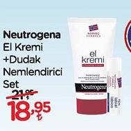 Neutrogena El Kremi+Dudak Nemlendirici Set image