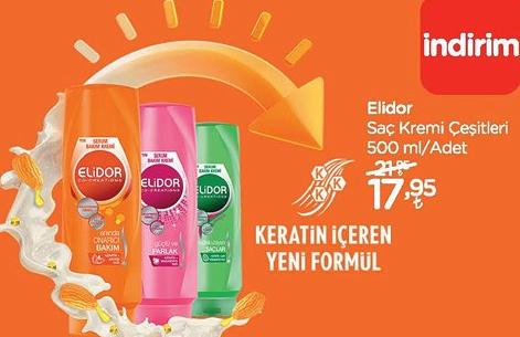 Elidor Saç Kremi Çeşitleri 500 ml/Adet image