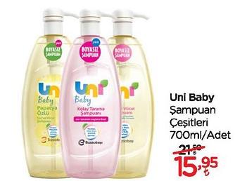 Uni Baby Şampuan Çeşitleri 700ml/Adet image