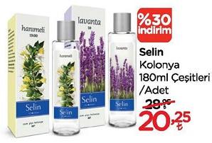 Selin Kolonya 180 ml Çeşitleri/Adet image