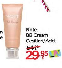 Note BB Cream Çeşitleri/Adet image