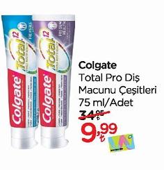 Colgate Total Pro Diş  Macunu Çeşitleri 75 ml image